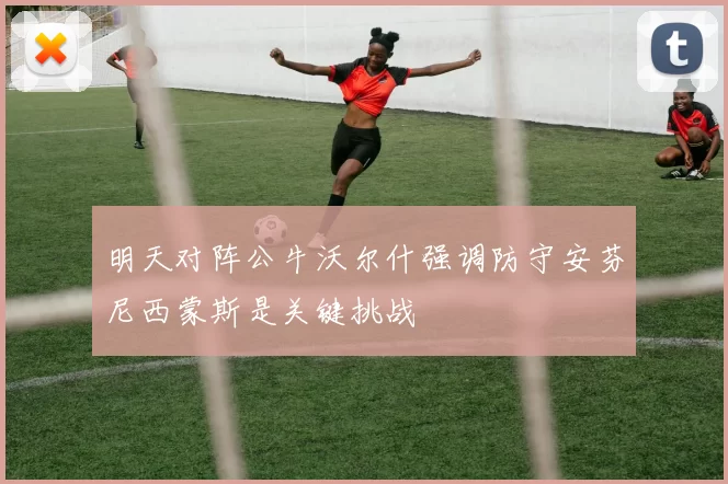 明天对阵公牛沃尔什强调防守安芬尼西蒙斯是关键挑战